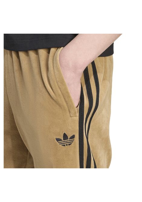 Adidas Originals Adicolor SST Velour Track Pants Beige Men